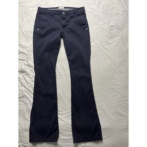 7 For All Mankind Corduroy Pants Women's Size 38 Gray Flair Bootcut Trousers